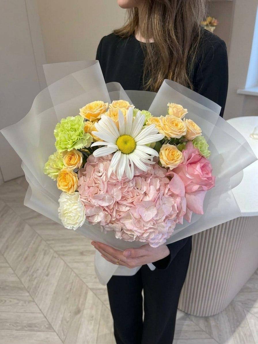 Авторский букет «Дофаминовый букет Яркий всплеск»